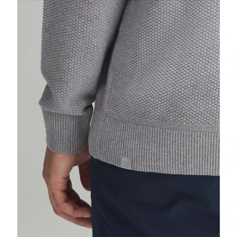 Lululemon Textured Knit Half-Zip Sweater - Picture 4 of 7